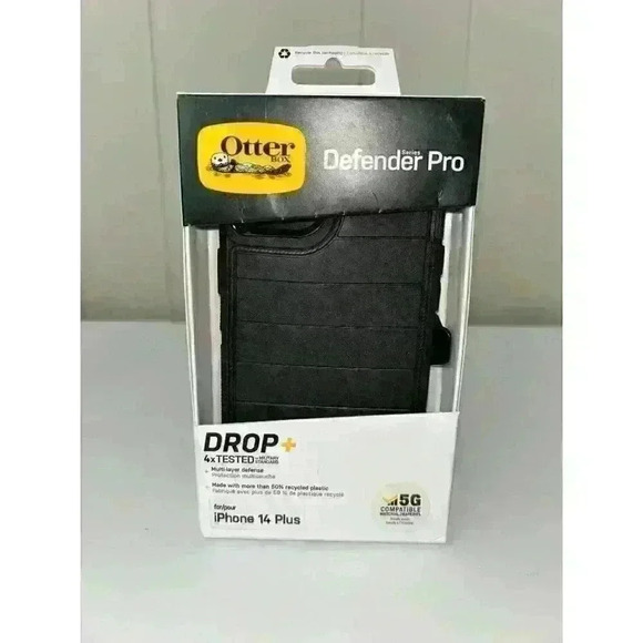 Otter Box defender Pro iPhone 14 Plus Black. NIB - Picture 1 of 3
